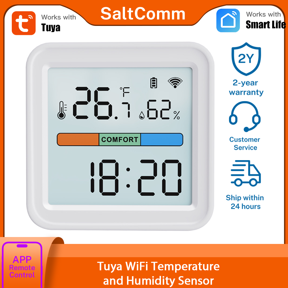 Smart Home Alexa - Tuya Sensor Suhu dan Kelembapan WiFi