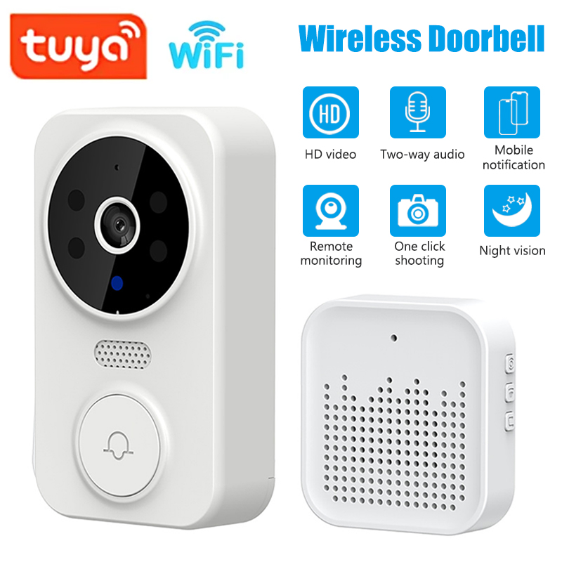 Smart Home Video Doorbell Enhanced Security With Smart Doorbell - Bel Pintu Video Pintar WiFi Kamera