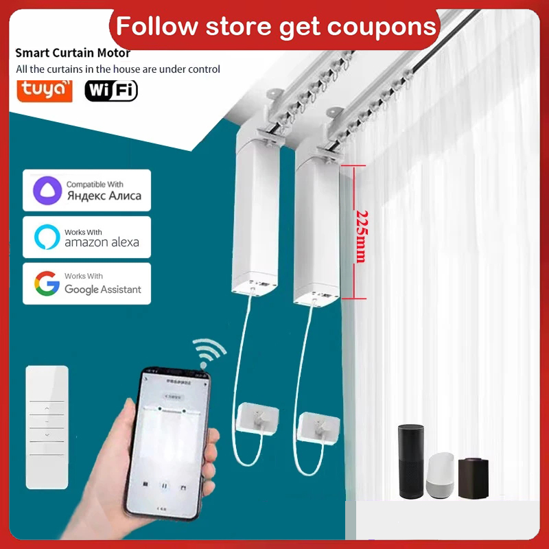 Smart Home Mod - Motor Tirai WiFi Smart Home Tuya
