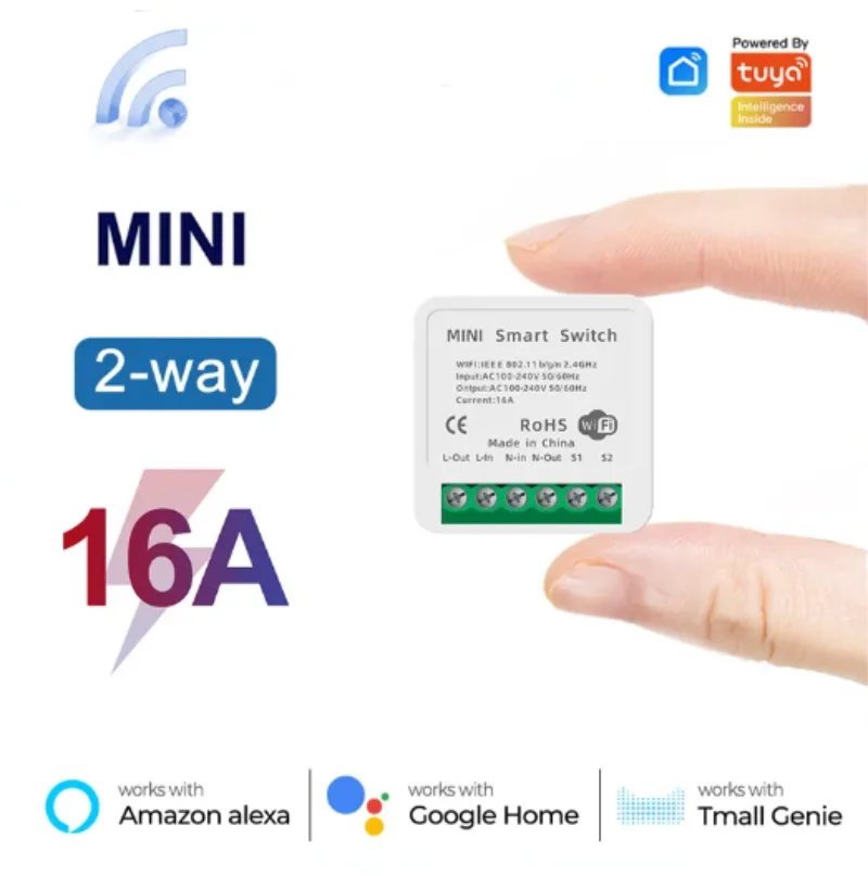 Smart Home Miniature - Tuya Mini 16A sakelar WiFi Smart