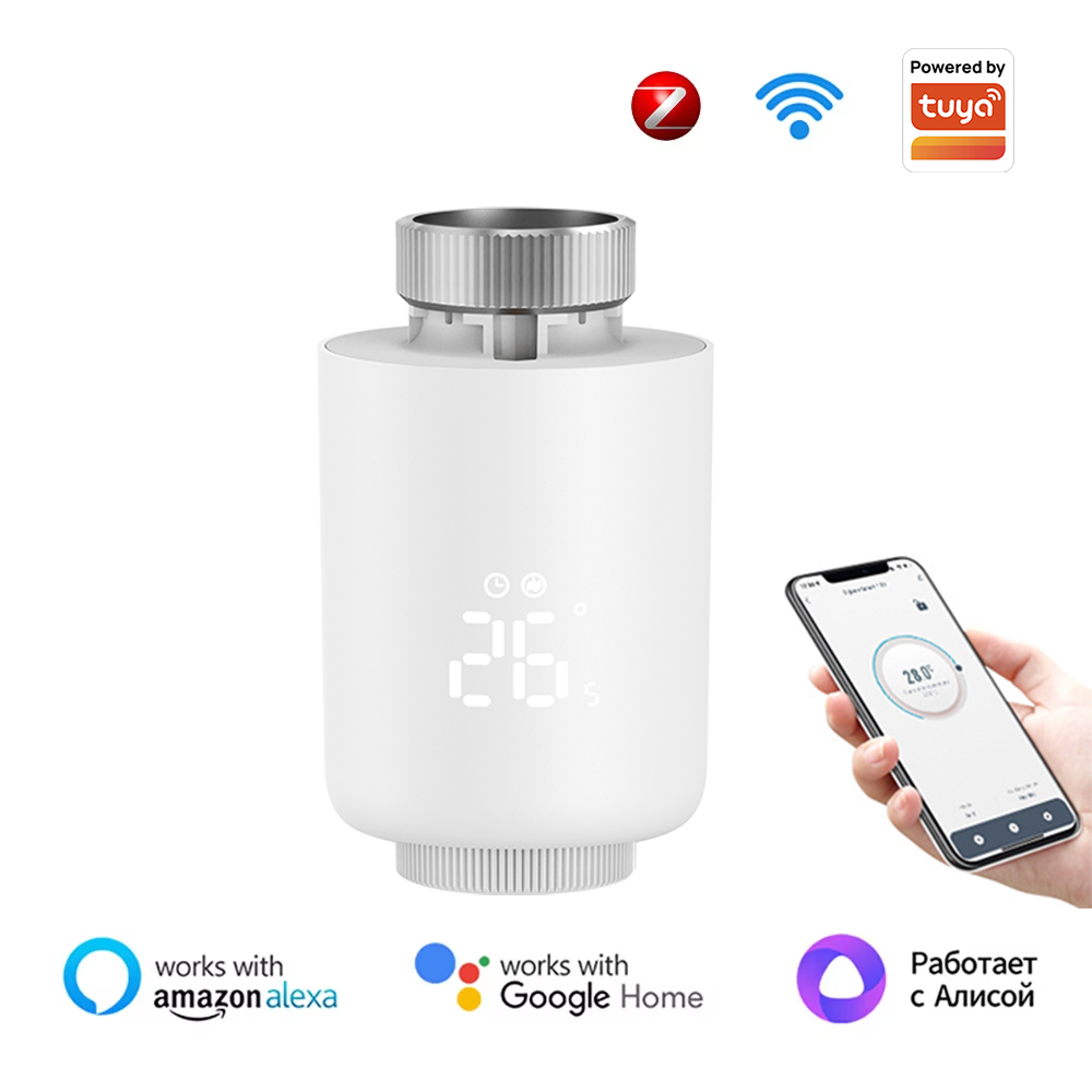 Smart Home Package - Aktuator Radiator Termostat Tuya ZigBee, Pengontrol