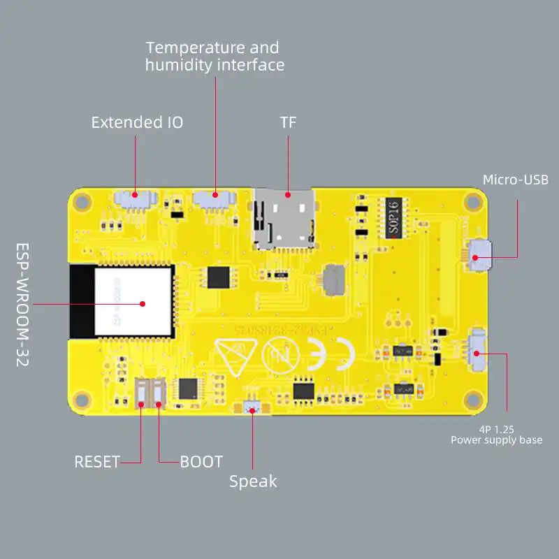 Smart Home Arduino - ESP32-3248S035 Modul Layar LCD Pintar 3,5