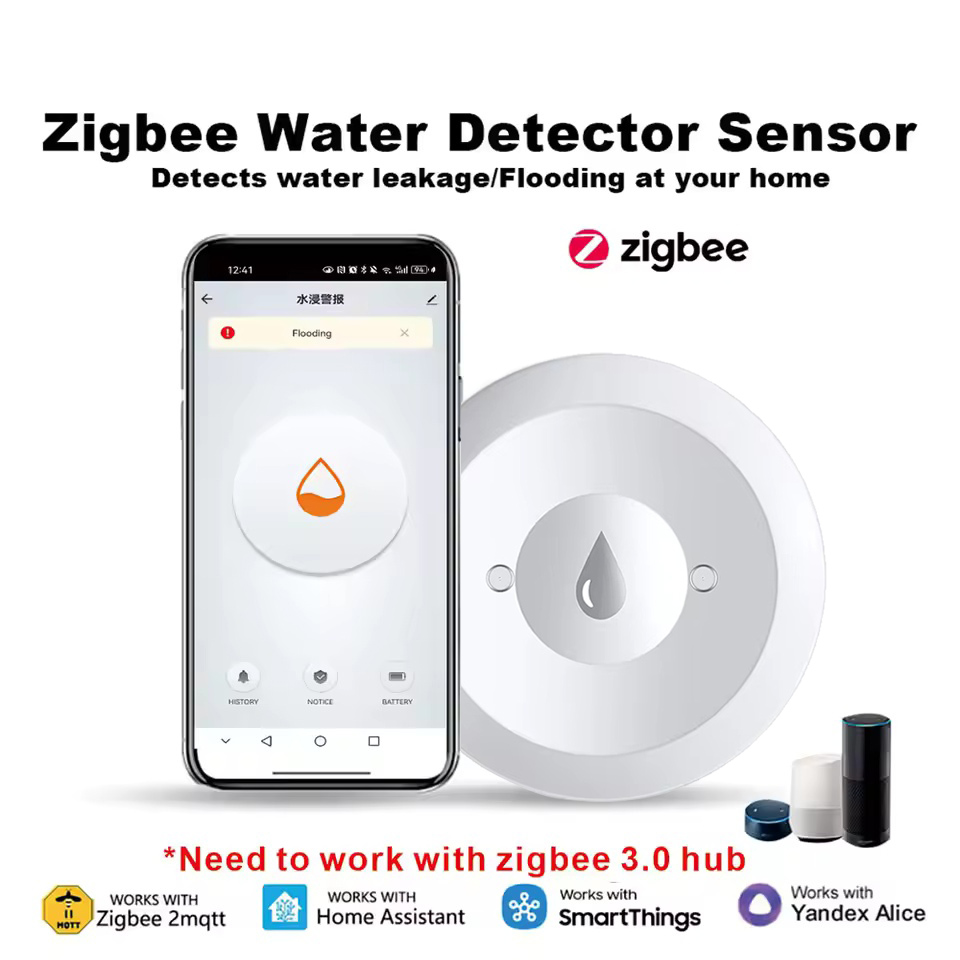 Zigbee Gateway - Bekerja Dengan Sensor Air Tuya ZigBee