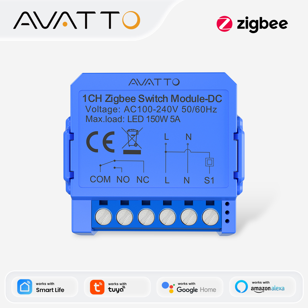 Smart Home Miniature - AVATTO WiFi/ZigBee Modul Kontak Kering Cerdas