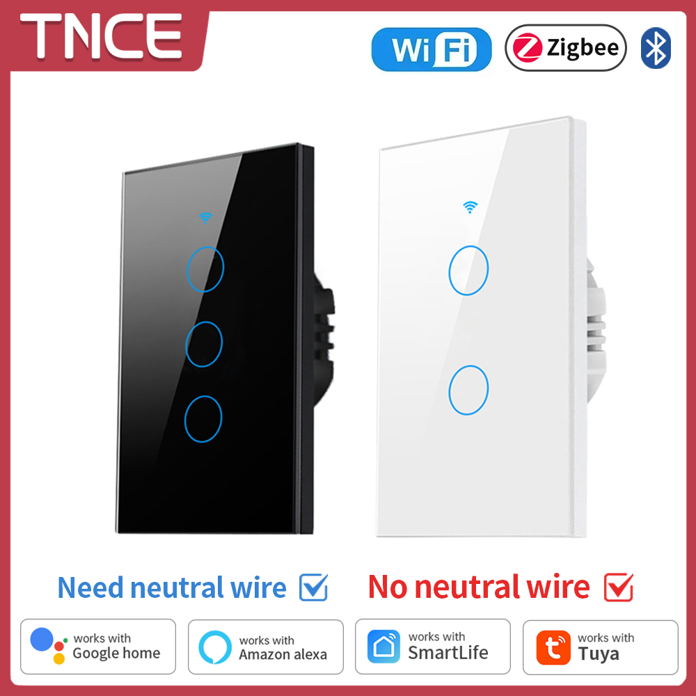 Smart Home For Living - TNCE Tuya WiFi/Zigbee saklar lampu pintar,