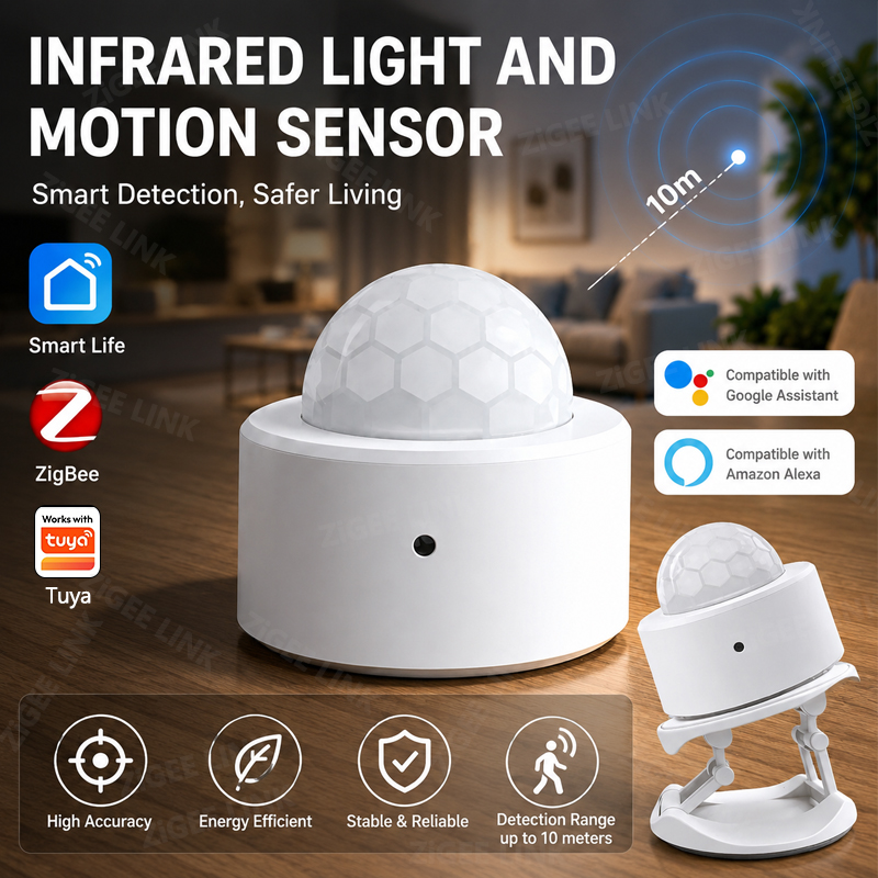 Zigbee Gateway - ZigBee 3.0 PIR Sensor Gerak Nirkabel
