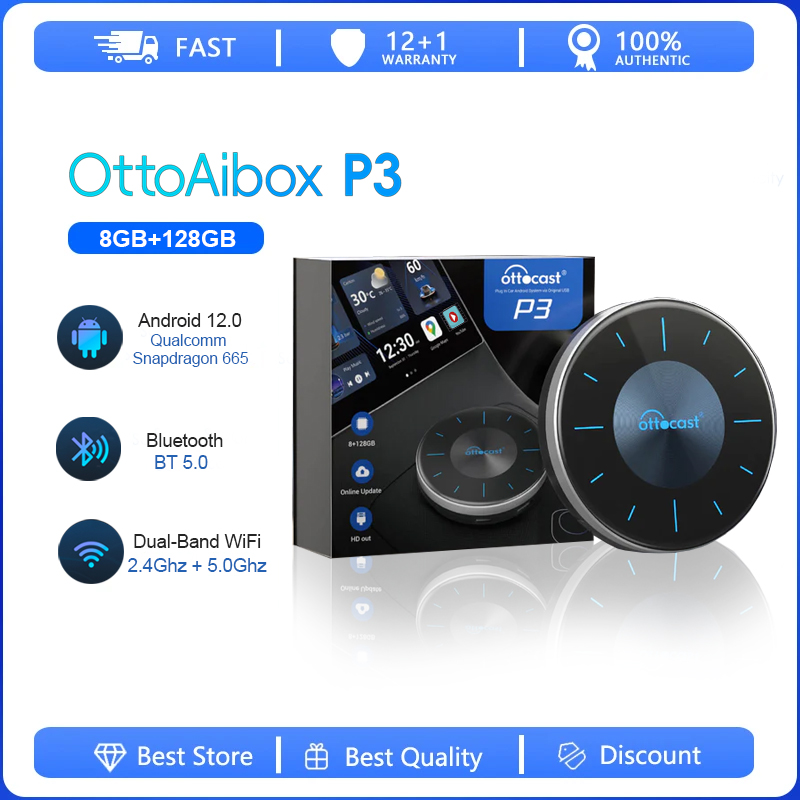 Smart Home Tv - OttoAibox P3 CarPlay kotak TV AI