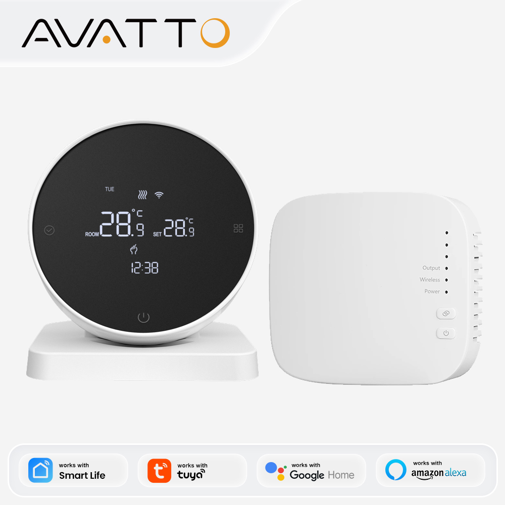 Smart Home Package - AVATTO WiFi Smart Thermostat, Pengontrol Suhu
