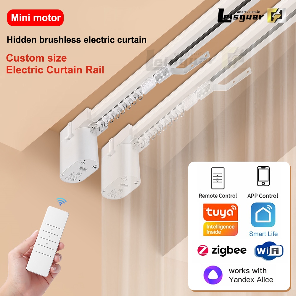 Smart Home Miniature - Sistem Rel Tirai Elektrik Pintar Mini