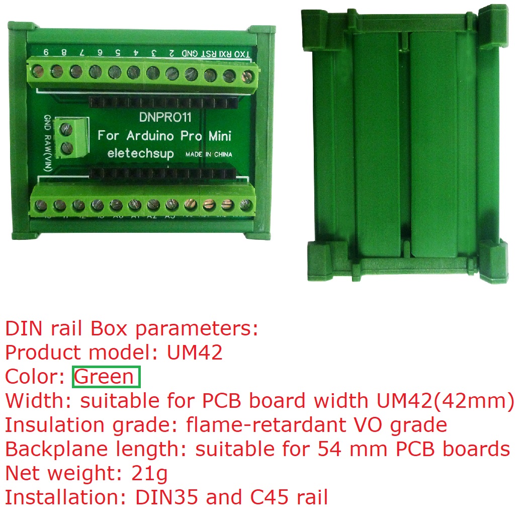 Smart Home Arduino - Modul Adaptor Terminal Block Pemasangan Rel