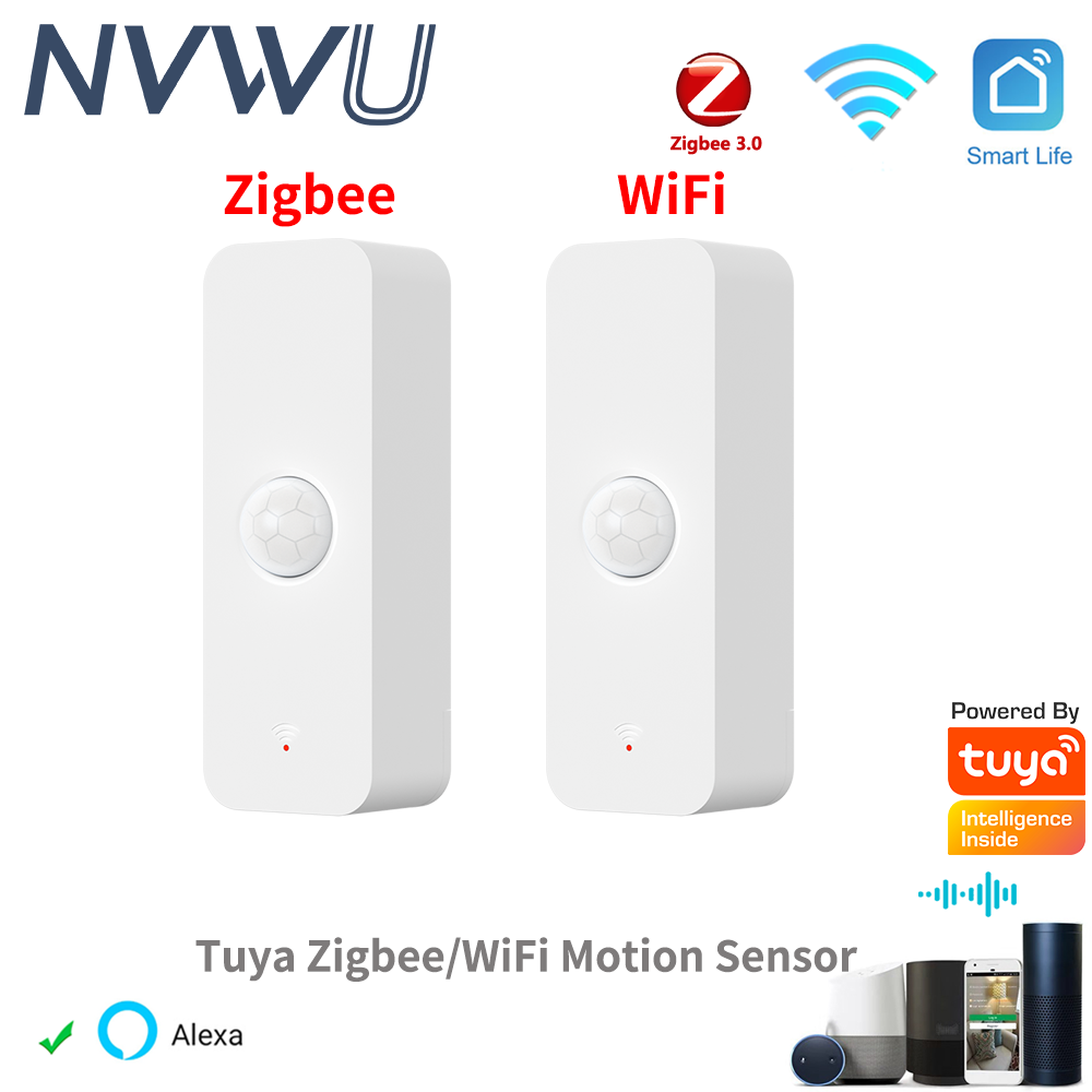 Zigbee PIR Sensor gerak WiFi,  - Smart Home For Living ulasan dan harga