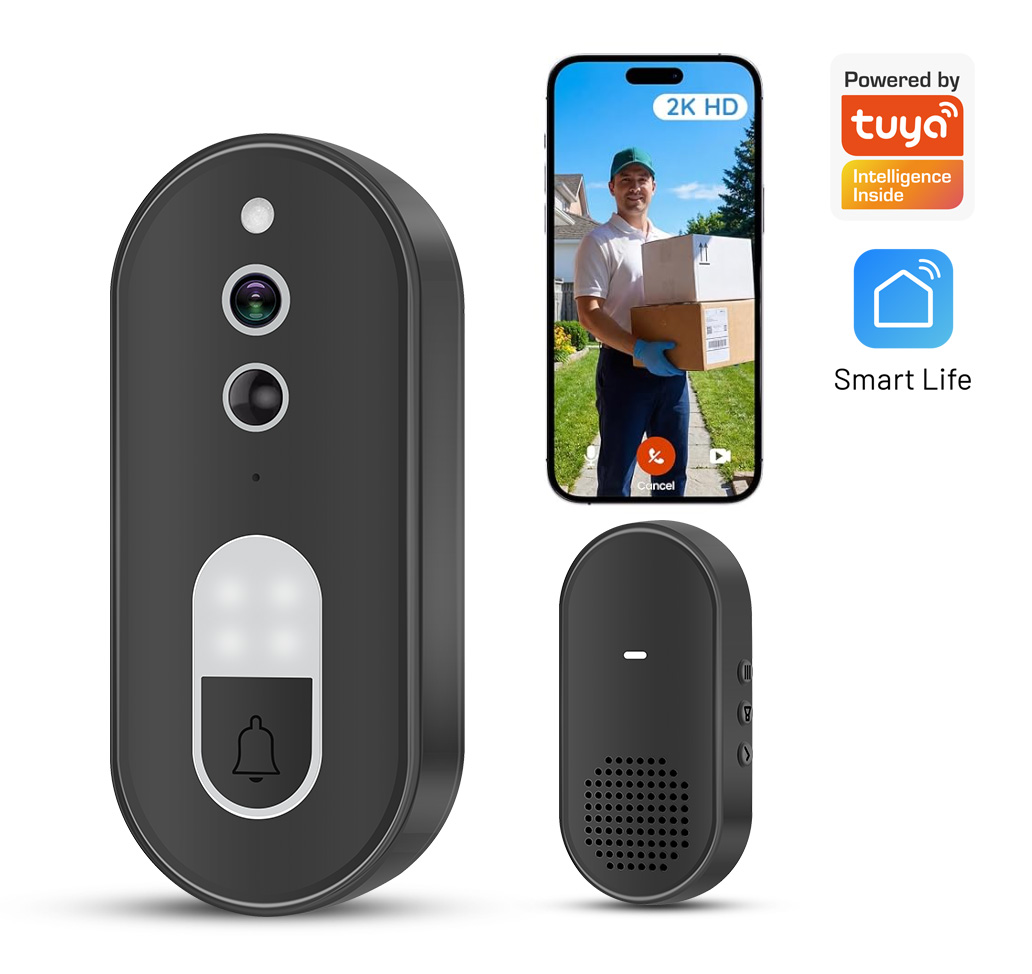 Tuya 1080P HD Bel Pintu Video  - Smart Home Video Doorbell Enhanced Security With Smart Doorbell ulasan dan harga