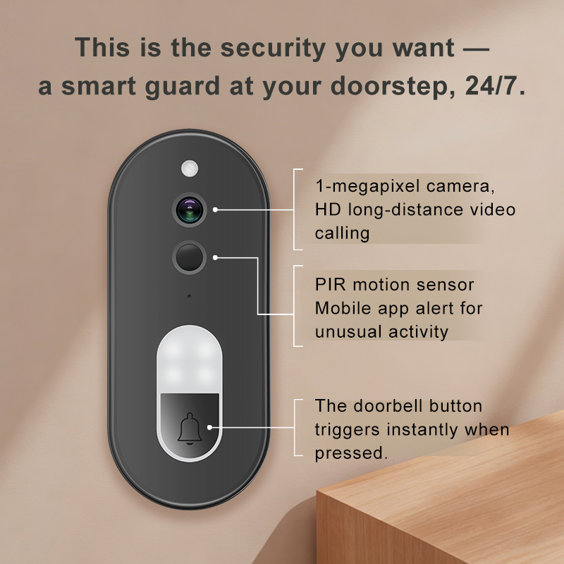 Tuya 1080P HD Bel Pintu Video  - Smart Home Video Doorbell Enhanced Security With Smart Doorbell ulasan dan harga