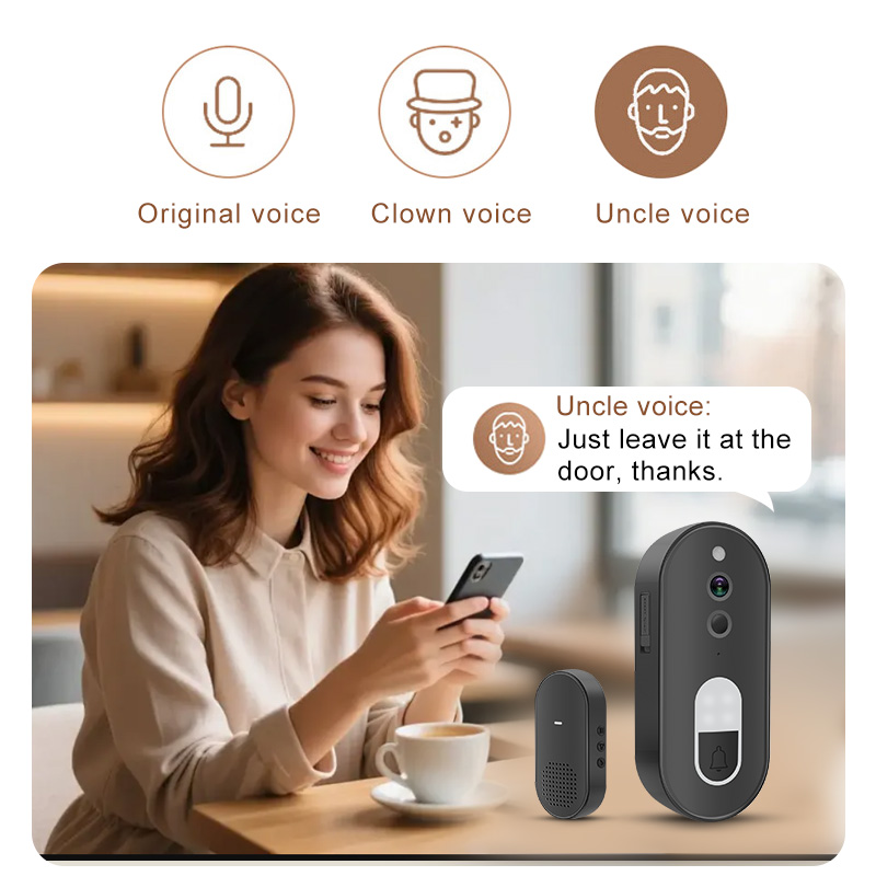 Tuya 1080P HD Bel Pintu Video  - Smart Home Video Doorbell Enhanced Security With Smart Doorbell ulasan dan harga