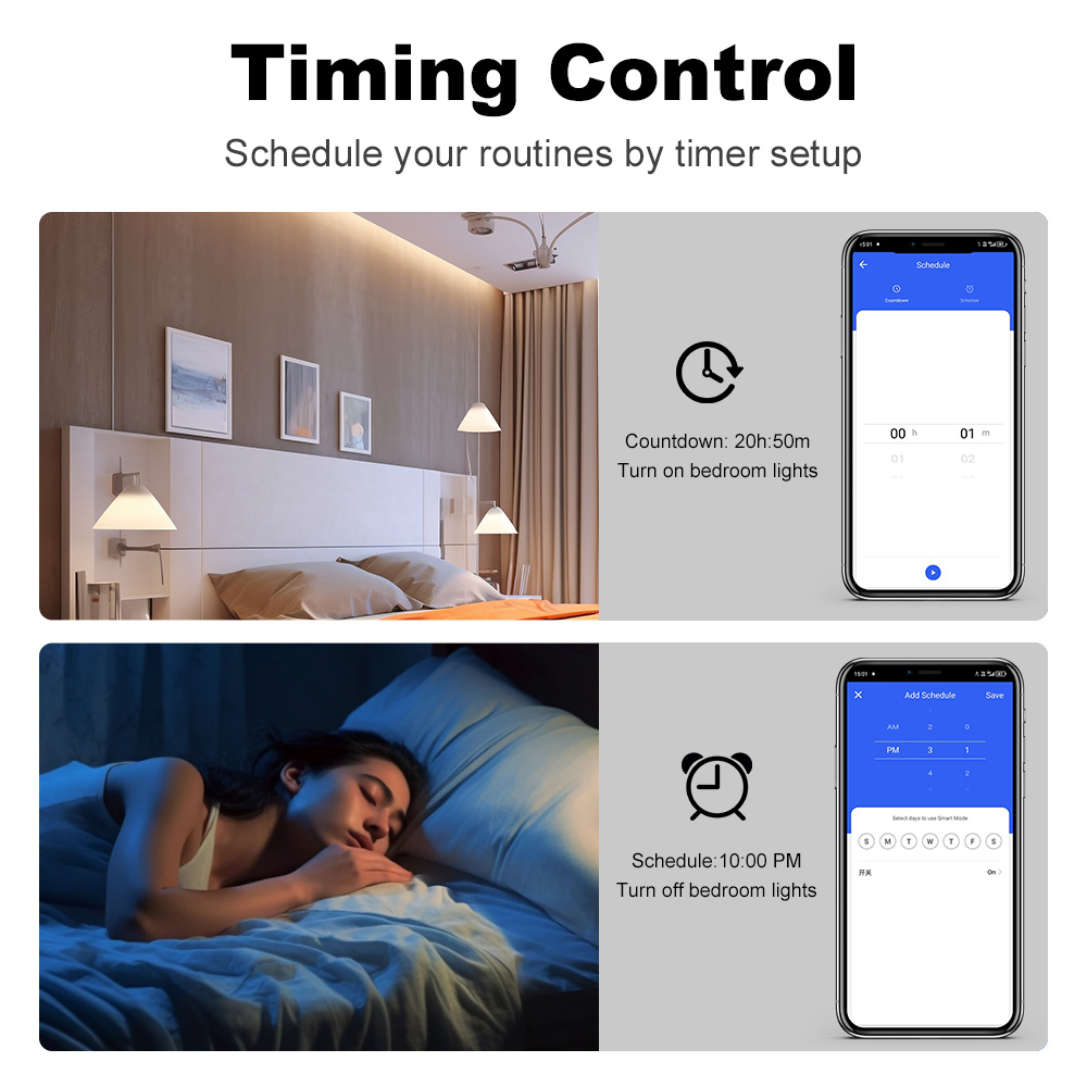 Sakelar Zigbee Pintar Manhot T - Smart Home For Living ulasan dan harga