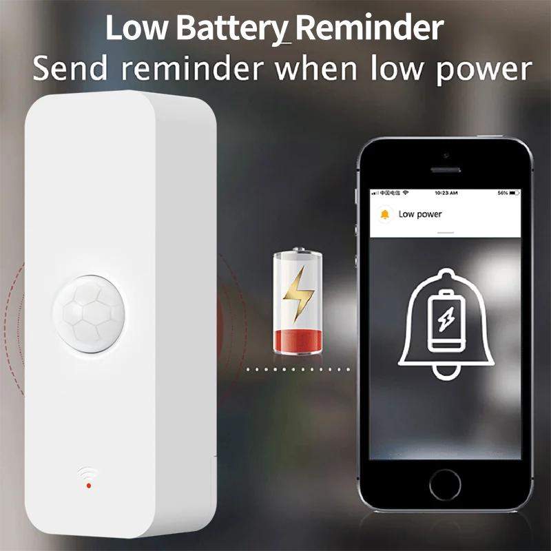 Zigbee PIR Sensor gerak WiFi,  - Smart Home Web ulasan dan harga