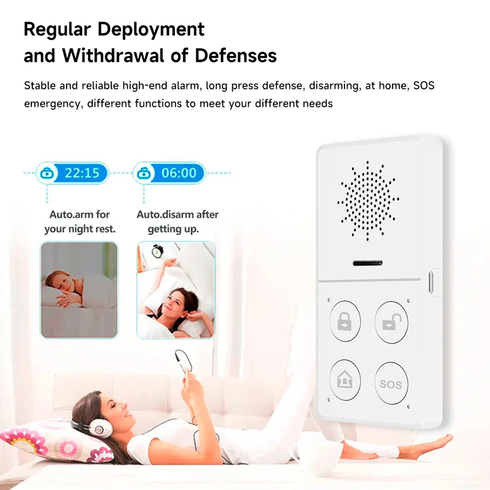 Tuya Alarm keamanan Wifi tanpa - Smart Home Package ulasan dan harga
