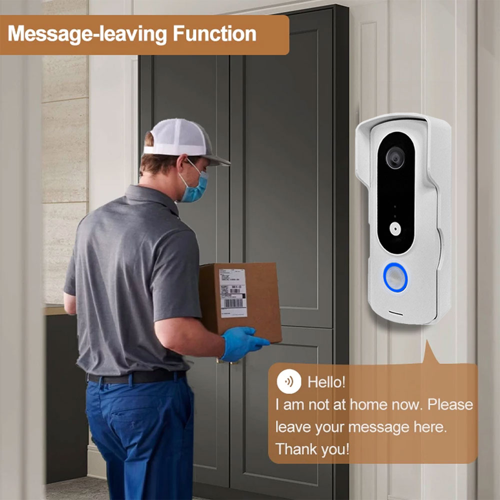 2 kawat Smart Home Tuya Wifi 1 - Smart Home Video Doorbell Enhanced Security With Smart Doorbell ulasan dan harga