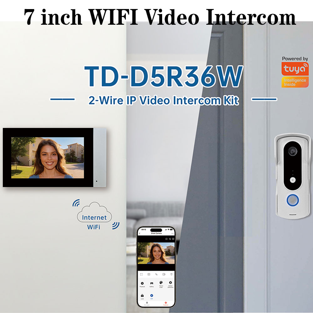 2 kawat Smart Home Tuya Wifi 1 - Smart Home Video Doorbell Enhanced Security With Smart Doorbell ulasan dan harga