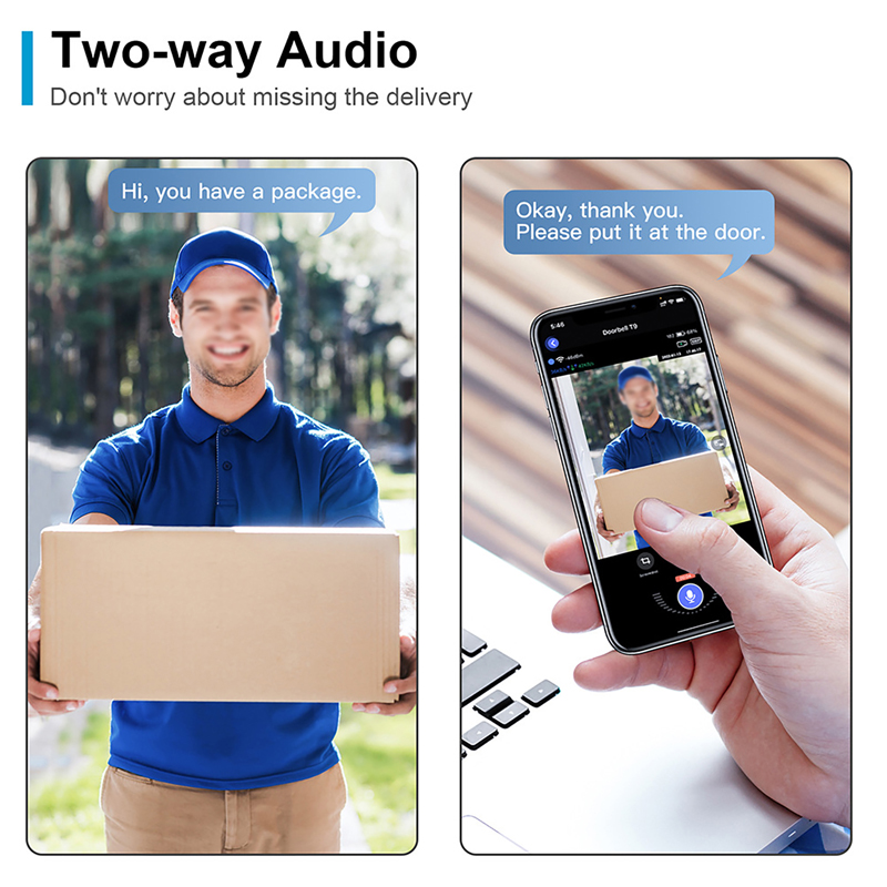 Bel Pintu Video Pintar WiFi Ka - Smart Home Video Doorbell Enhanced Security With Smart Doorbell ulasan dan harga