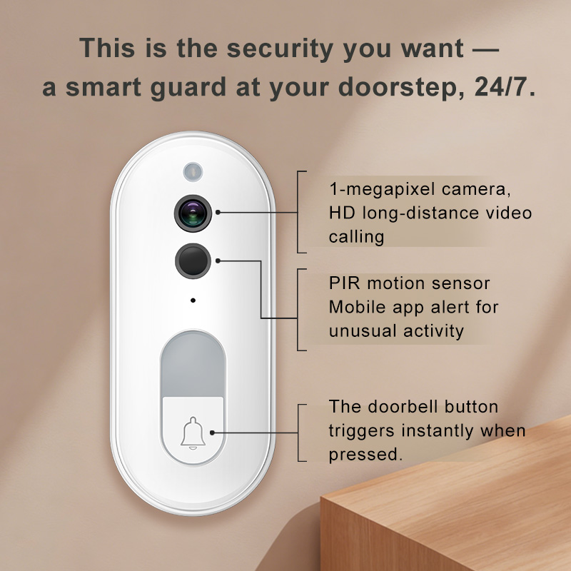 Tuya Bel Pintu Video Pintar Ni - Smart Home Video Doorbell Enhanced Security With Smart Doorbell ulasan dan harga