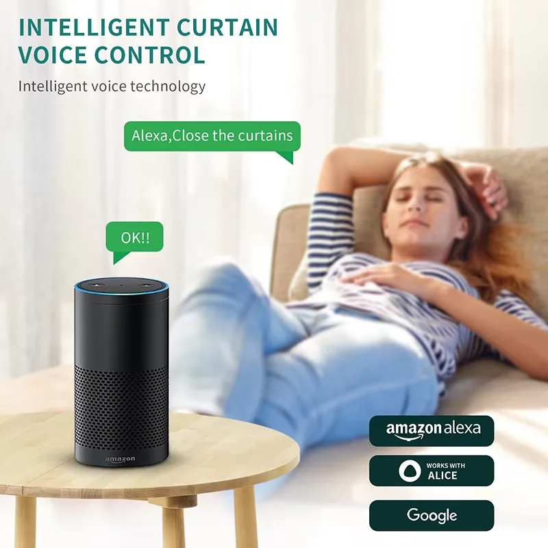 Motor Tirai WiFi Smart Home Tu - Smart Home Mod ulasan dan harga