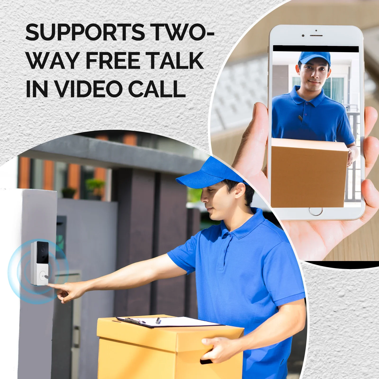MOES Tuya Smart WiFi Video Doo - Smart Home Video Doorbell Enhanced Security With Smart Doorbell ulasan dan harga