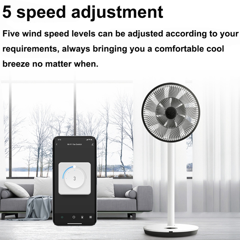 Sakelar Kipas Wifi Pintar 5 Ko - Smart Home Wifi ulasan dan harga
