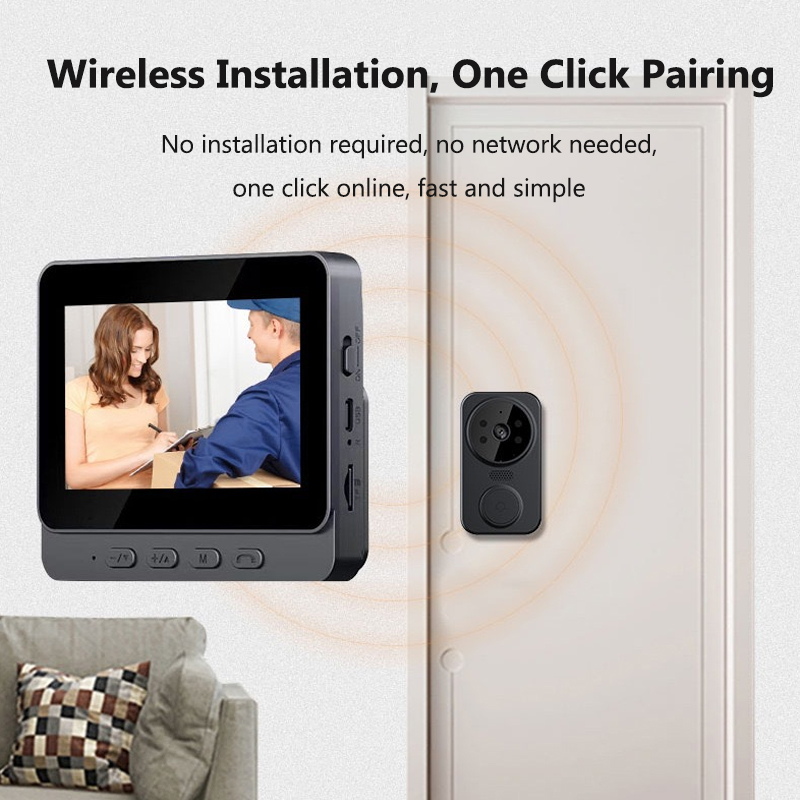 Bel Pintu Video Nirkabel WiFi  - Smart Home Video Doorbell Enhanced Security With Smart Doorbell ulasan dan harga