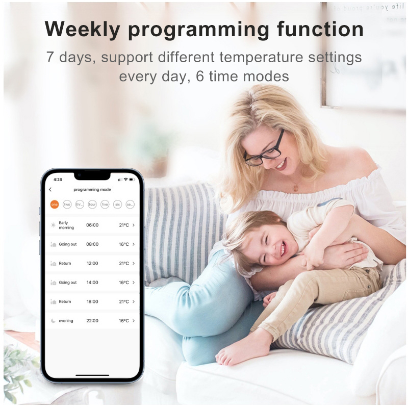 Aktuator Radiator Termostat Tu - Smart Home Package ulasan dan harga