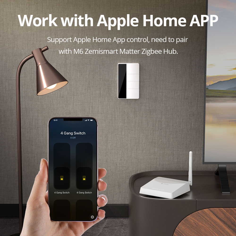 1234 Gang US Type Zigbee Push  - Zigbee Gateway ulasan dan harga