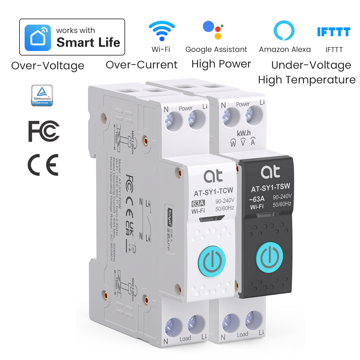 Tuya WiFi Circuit Breaker Smar - Smart Light Switch ulasan dan harga