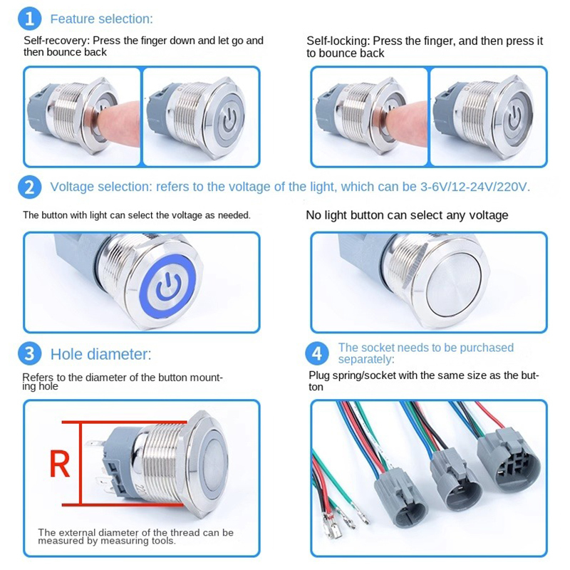 Lampu LED tahan air 6V 24V 220 - Smart Light Switch ulasan dan harga