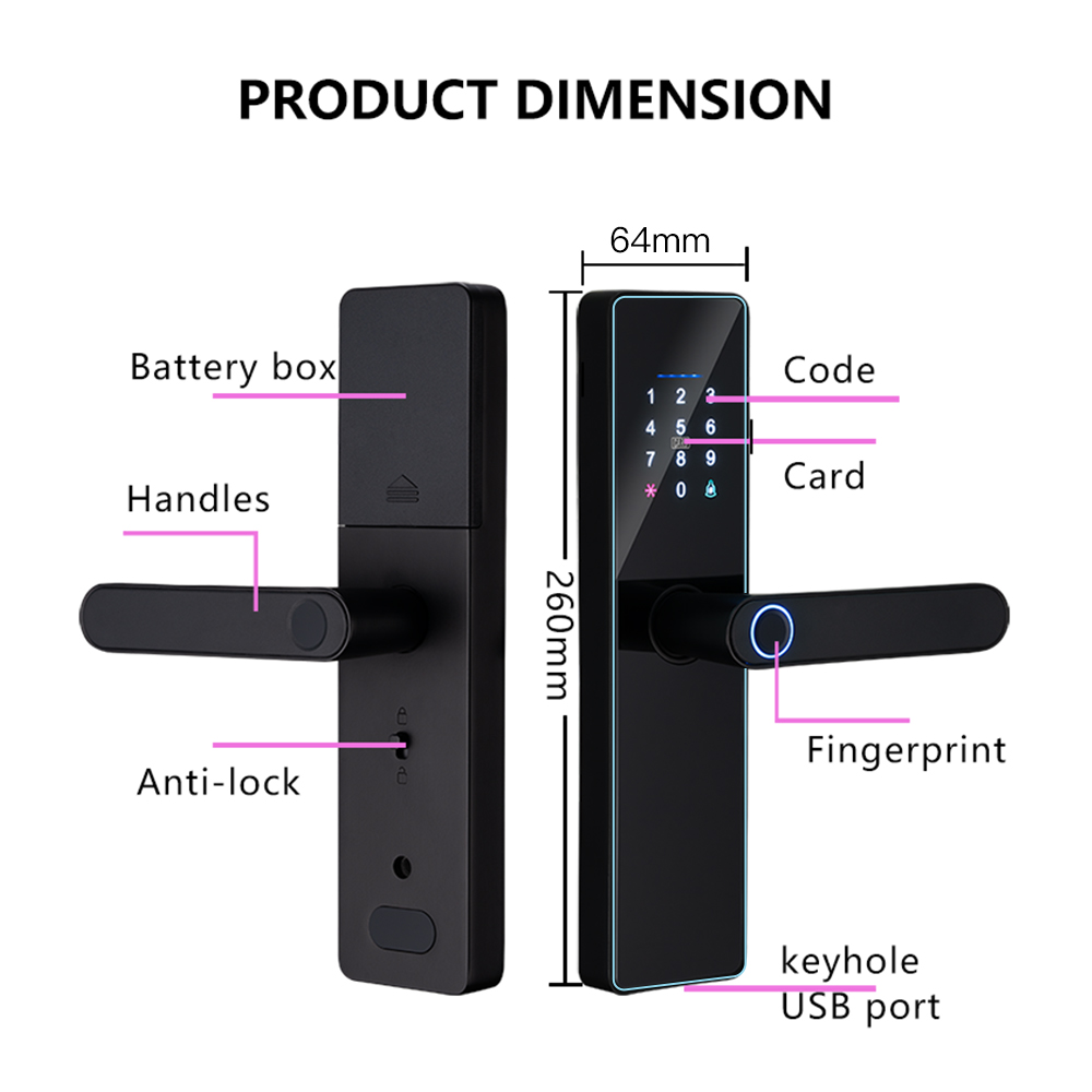 Kunci Pintu Pintar WiFi Tuya A - Smart Home Package ulasan dan harga