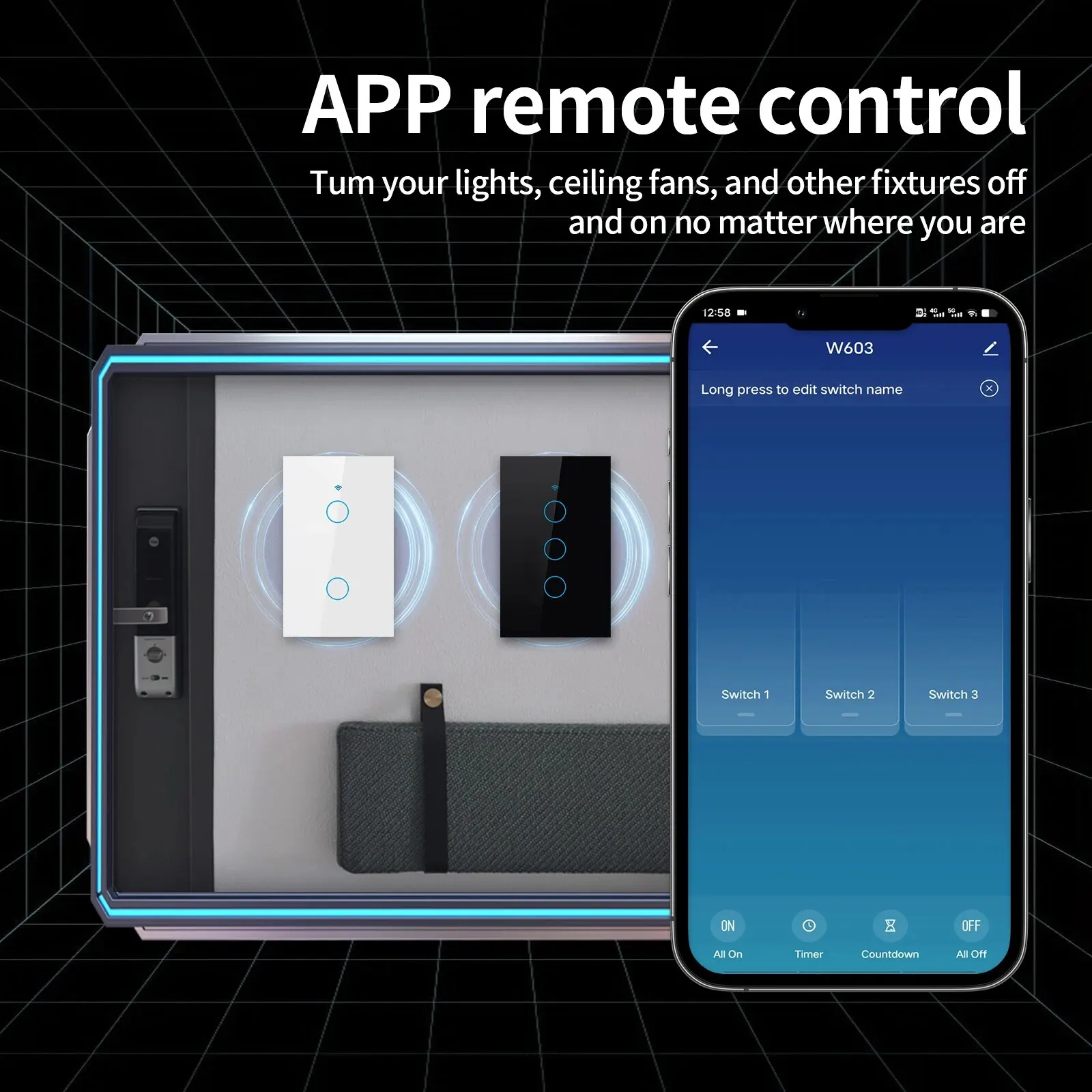TNCE Tuya WiFi/Zigbee saklar l - Smart Home For Living ulasan dan harga