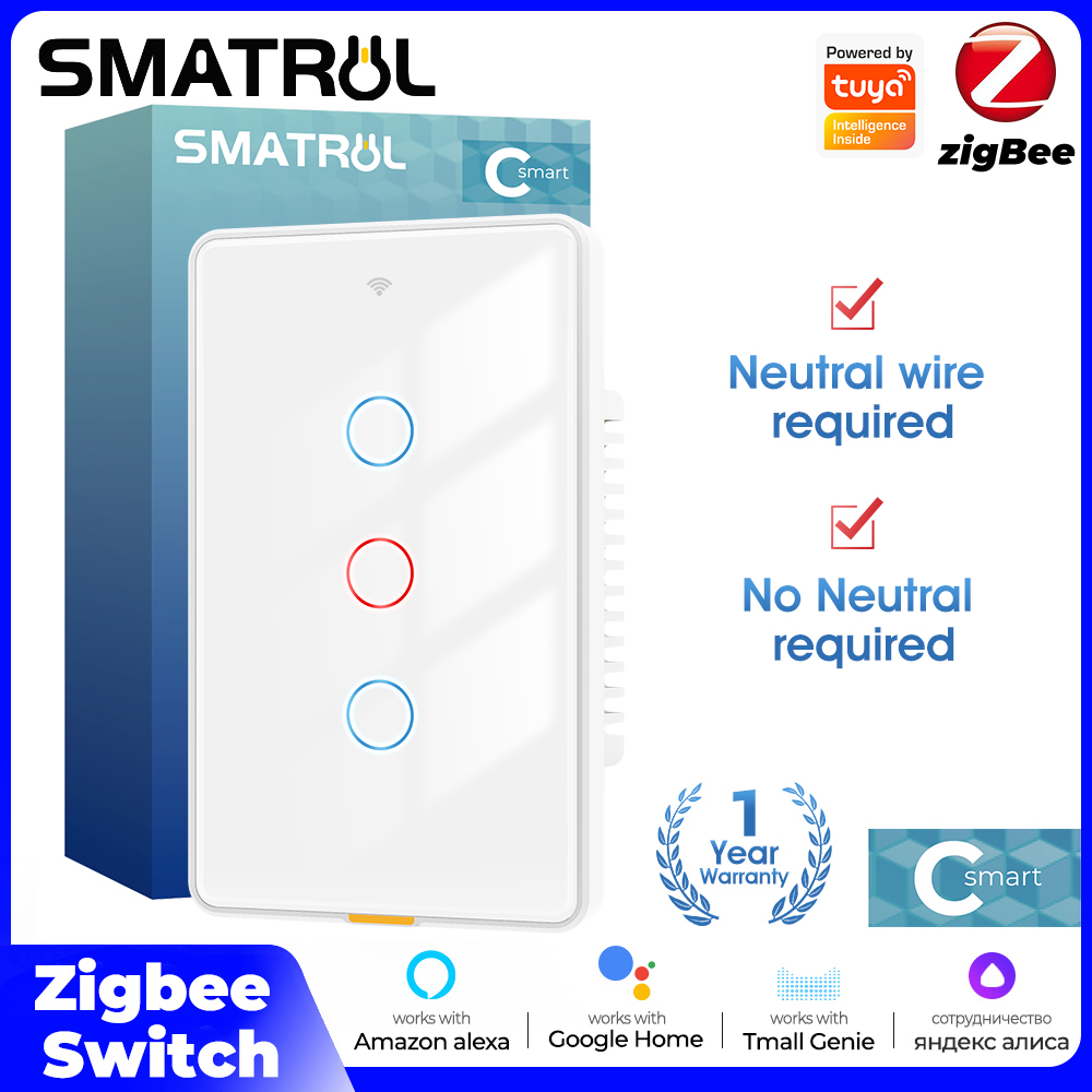 Tuya Zigbee Smart Light Touch  - Smart Home Alexa ulasan dan harga