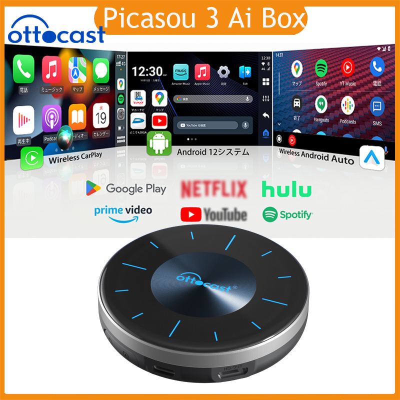 OTTOCAST P3 OttoAibox CarPlay  - Smart Home Tv ulasan dan harga