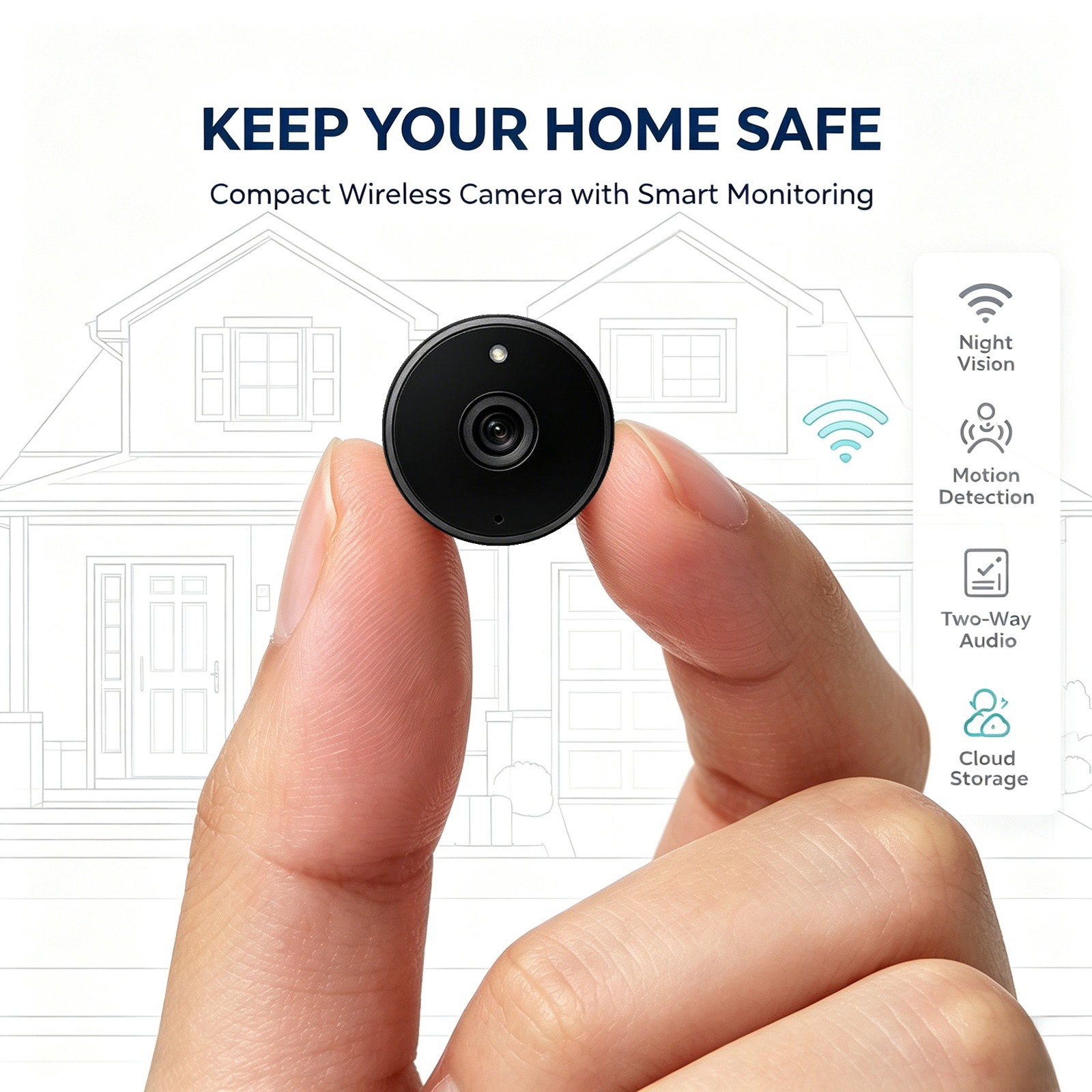 WQ28 WIFI Smart Surveillance M - Smart Home Devices Images ulasan dan harga