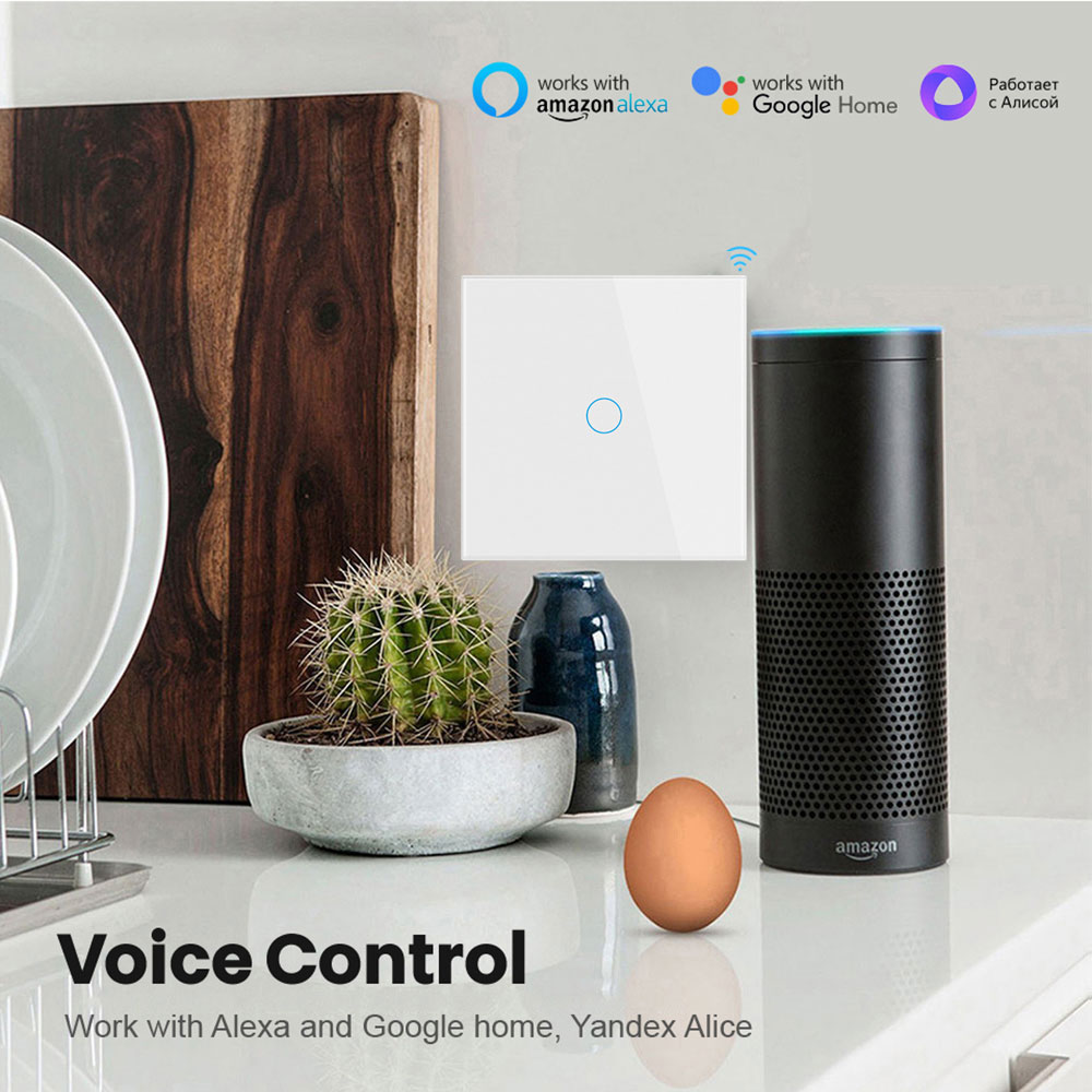 Tuya EU WiFi + RF433 Sakelar R - Smart Home For Living ulasan dan harga