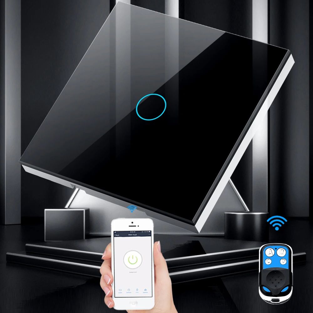 Tuya EU WiFi + RF433 Sakelar R - Smart Home For Living ulasan dan harga