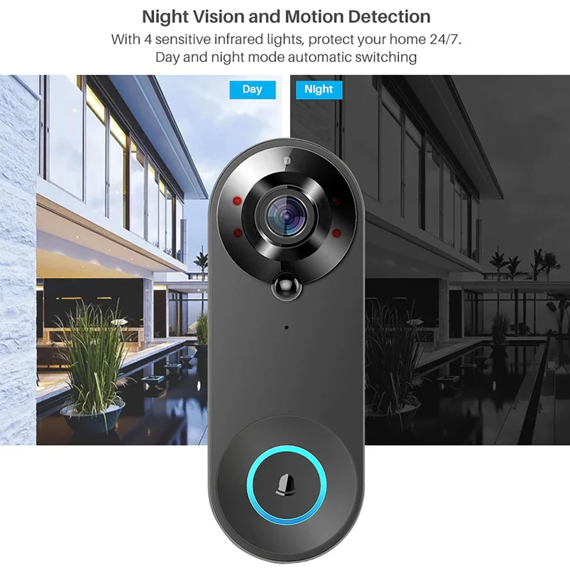 Tuya Video Bel Pintu Kamera 10 - Smart Home Video Doorbell Enhanced Security With Smart Doorbell ulasan dan harga