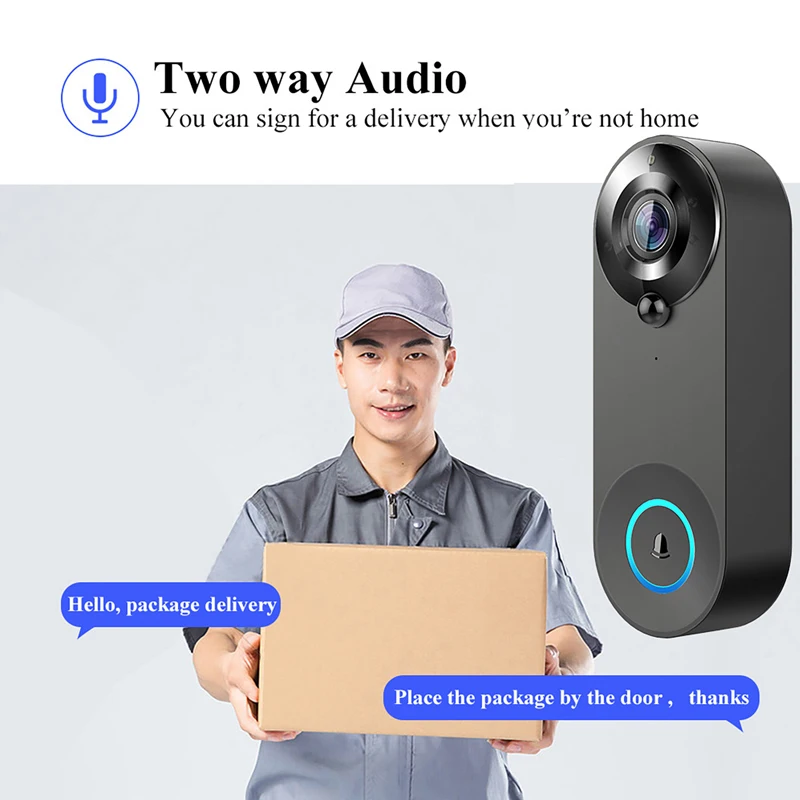 Tuya Video Bel Pintu Kamera 10 - Smart Home Video Doorbell Enhanced Security With Smart Doorbell ulasan dan harga