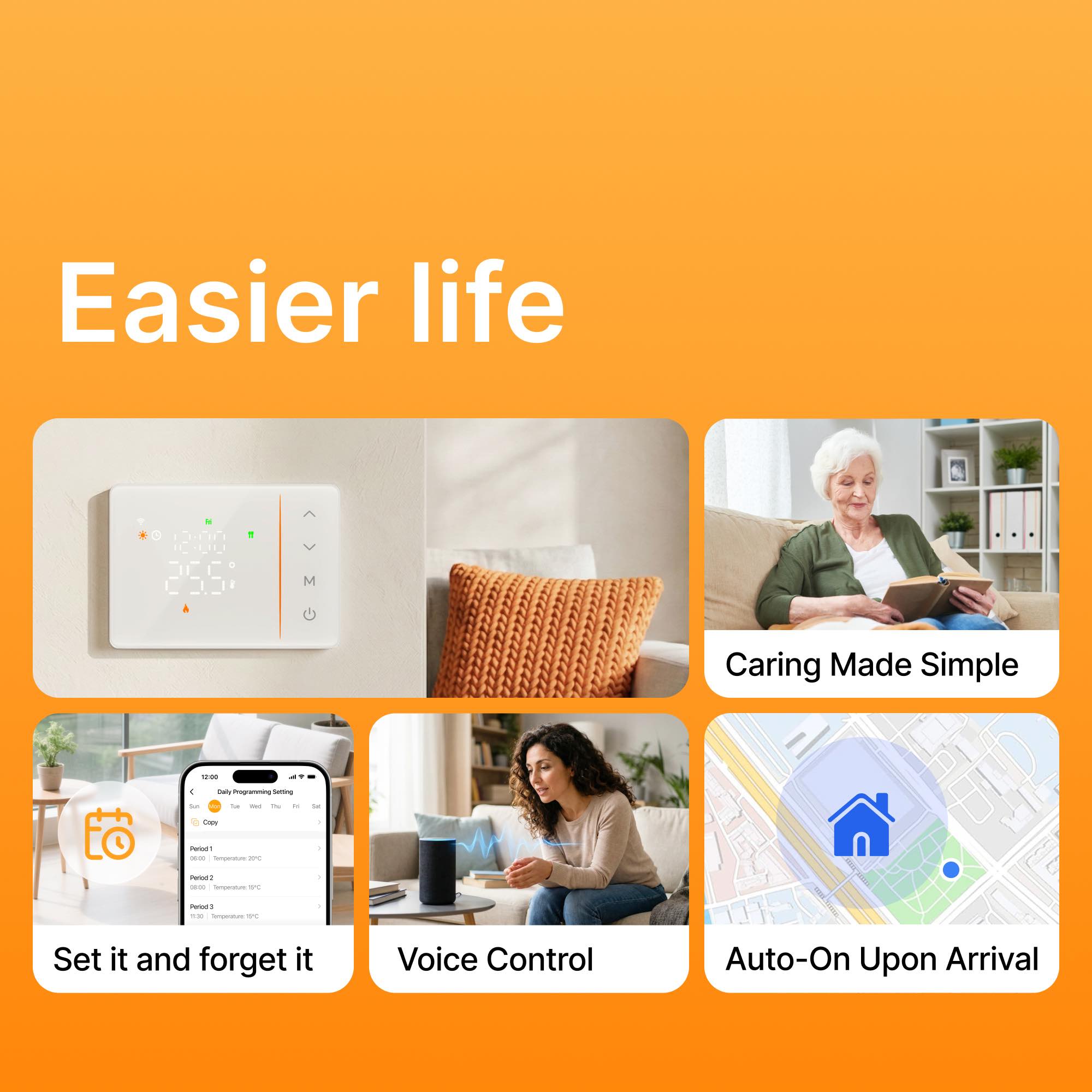 Sakelar termostat wifi bertena - Smart Home Package ulasan dan harga