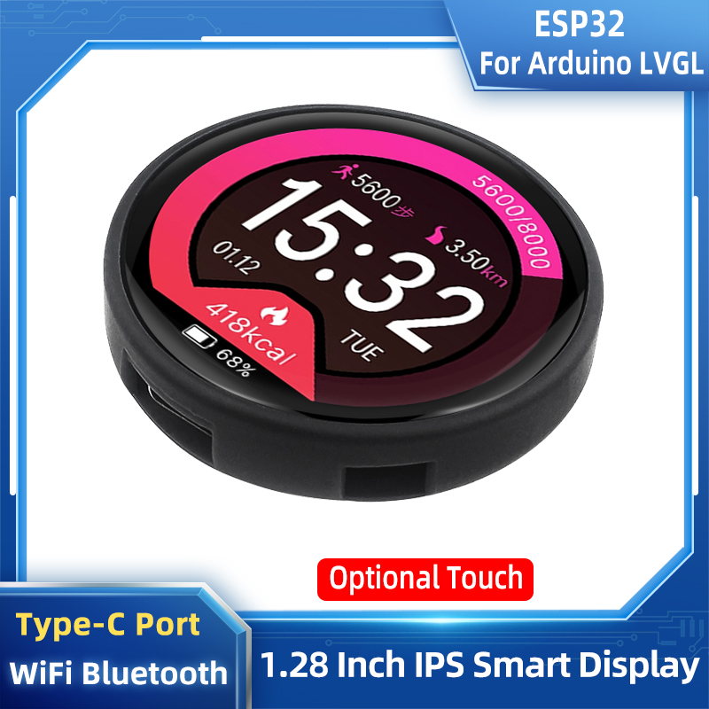 1.28 inci IPS Smart Display ES - Smart Home Arduino ulasan dan harga