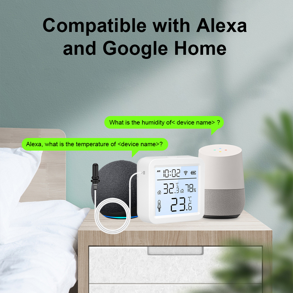 Sensor Suhu dan Kelembapan WiF - Smart Home For Living ulasan dan harga