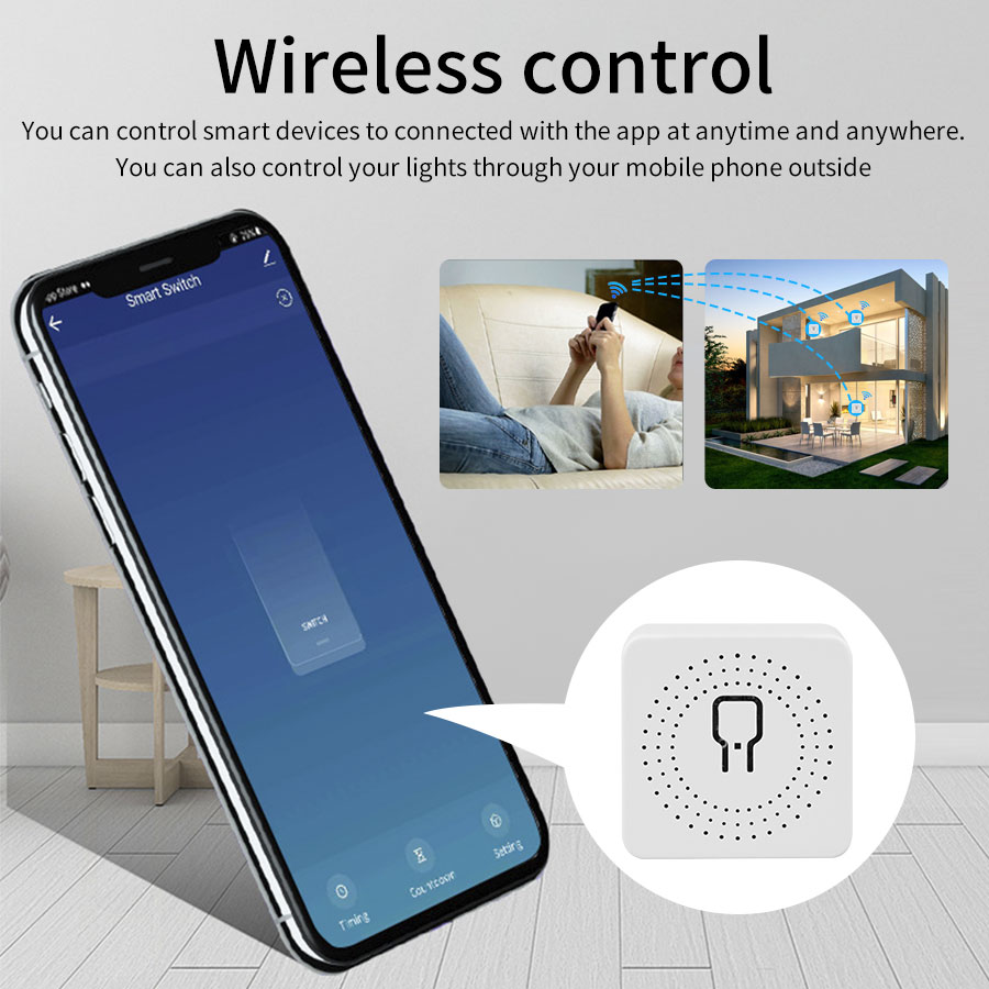 16A/20A modul sakelar pintar M - Smart Home Miniature ulasan dan harga