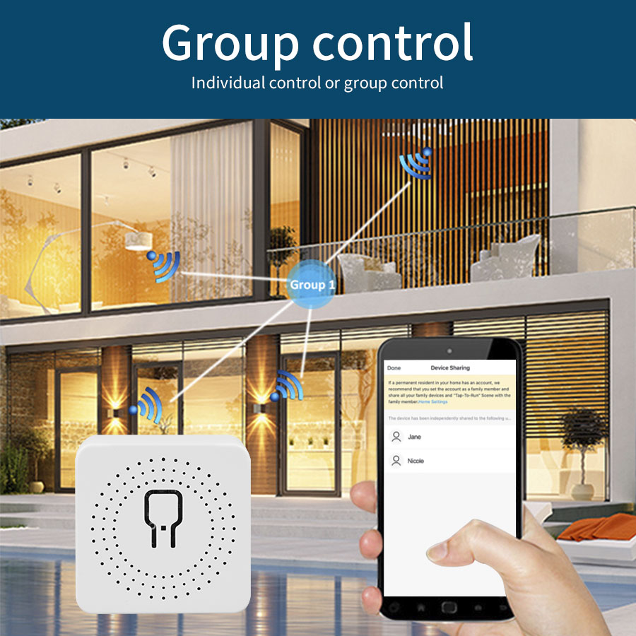 16A/20A modul sakelar pintar M - Smart Home Miniature ulasan dan harga