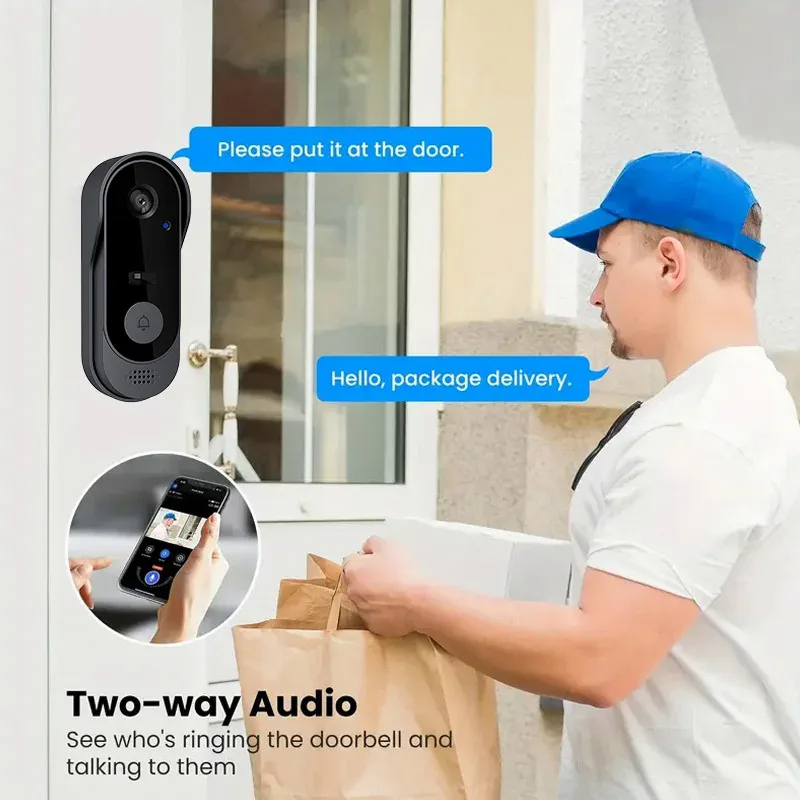 Tuya WiFi Bel Pintu Video Pint - Smart Home Video Doorbell Enhanced Security With Smart Doorbell ulasan dan harga